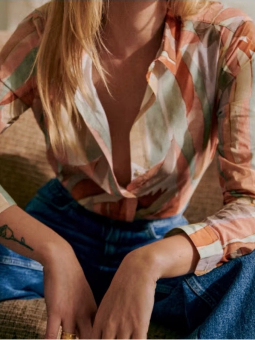 Sezane Piero Blouse - Like New (only worn once) - Medium - Picture 2 of 10